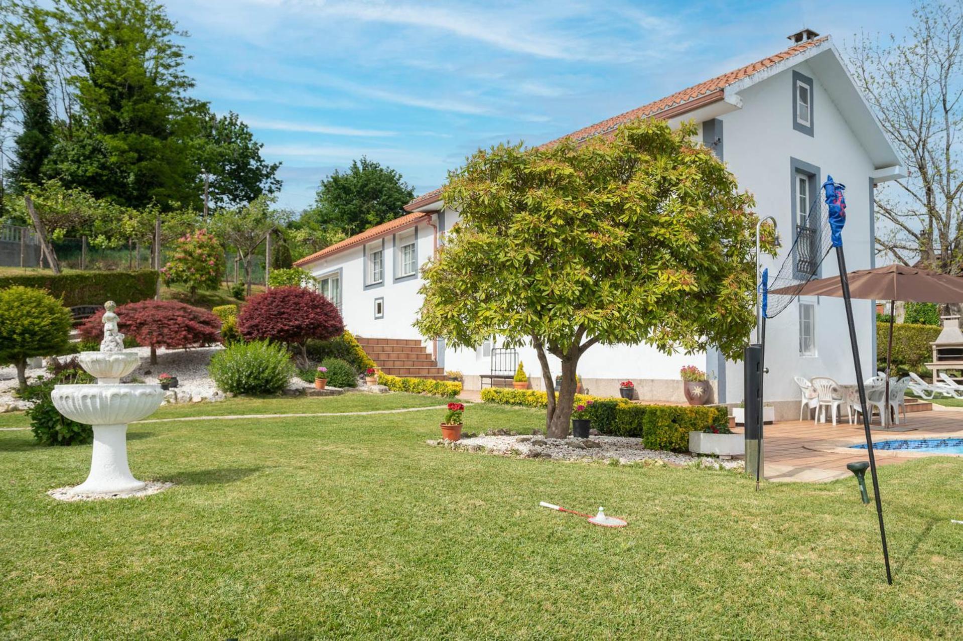 Casa Tarrio Con Piscina - Santiago De Compostela Villa Boqueixon Eksteriør billede